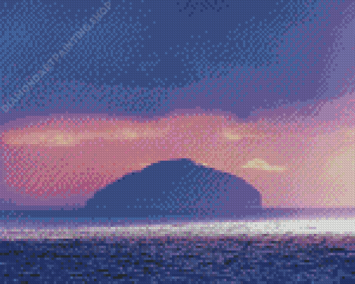 Ailsa Craig Island In Scotland Diamond Painting