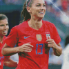 Alex Morgan Woman Soccer Player Diamond Painting