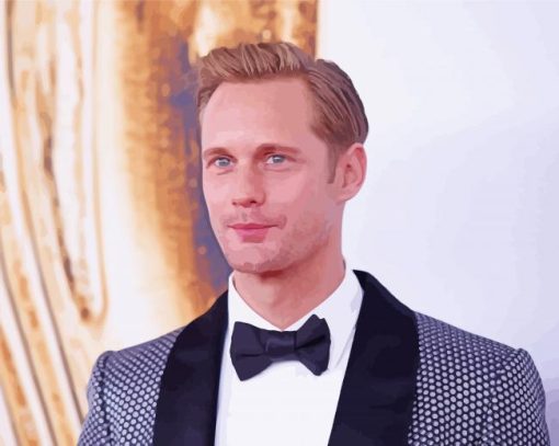 Alexander Skarsgard Actor Diamond Painting