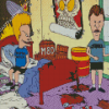 Animated Serie Beavis And Butthead Diamond painting