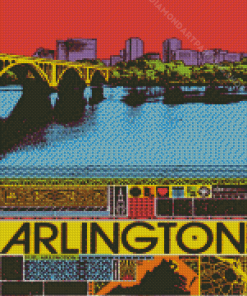 Arlington City Poster Diamond Painting