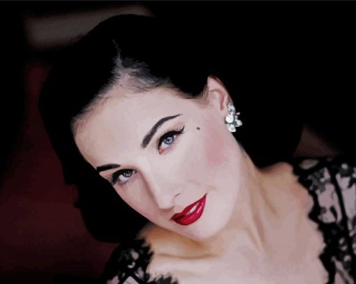 Beautiful Dita Von Teese Diamond Painting