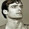 Black And White Christopher Reeves Actor Diamond Painting