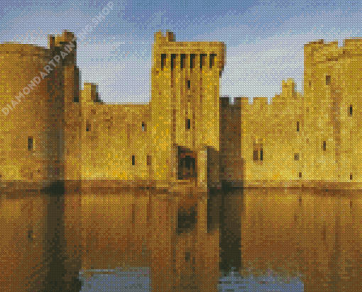 Bodiam Spine Defense Castle Diamond Painting