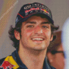 Carlos Sainz Jr Smiling Diamond Painting