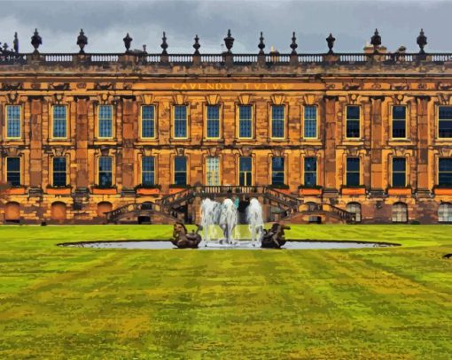 Chatsworth House United Kingdom Diamond Painting