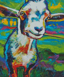 Colorful Goat Diamond Painting