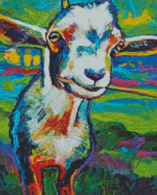 Colorful Goat Diamond Painting