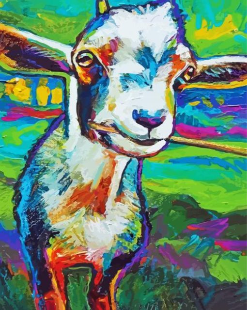 Colorful Goat Diamond Painting