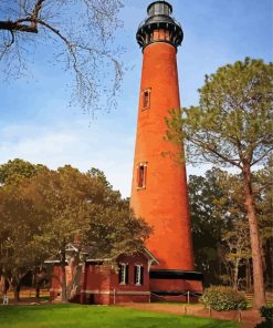 Currituck Lighthouse Diamond Painting