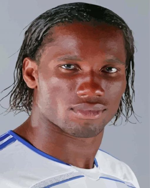 Didier Drogba Face Diamond painting