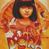 Dora The Explorer Animation Poster Diamond Painting