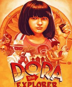 Dora The Explorer Animation Poster Diamond Painting