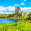 Dunguaire Castle Landscape Diamond Painting