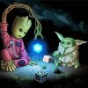 Groot And Baby Yoda Diamond Painting