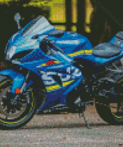 Blue Suzuki Gsxr Diamond Painting