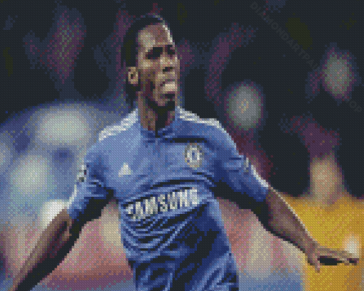 Didier Drogba Football Player Diamond Painting