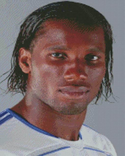 Didier Drogba Face Diamond painting