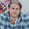 Handsome Charlie Hunnam Diamond Painting