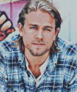 Handsome Charlie Hunnam Diamond Painting