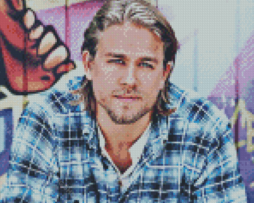 Handsome Charlie Hunnam Diamond Painting