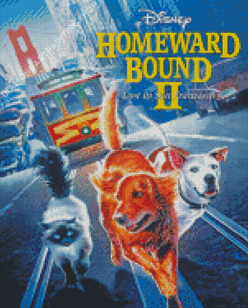 Homeward Bound Poster Art Diamond Painting