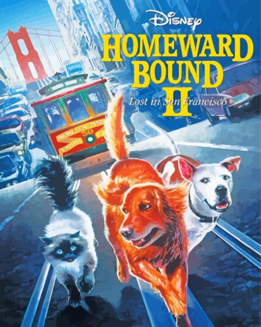 Homeward Bound Poster Art Diamond Painting