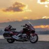 Honda Gold Wing Motorcycle At Sunset Diamond Painting