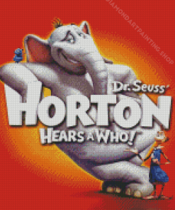 Horton Hears A Who Animated Poster Diamond Painting