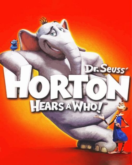 Horton Hears A Who Animated Poster Diamond Painting