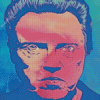 Illustration Christopher Walken Actor Diamond Painting