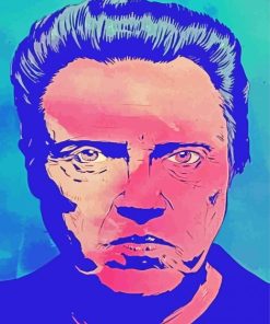 Illustration Christopher Walken Actor Diamond Painting