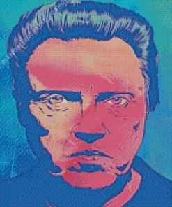 Illustration Christopher Walken Actor Diamond Painting