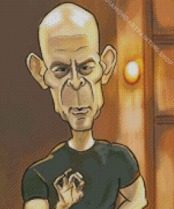 Jk Simmons Actor Caricature Diamond Painting