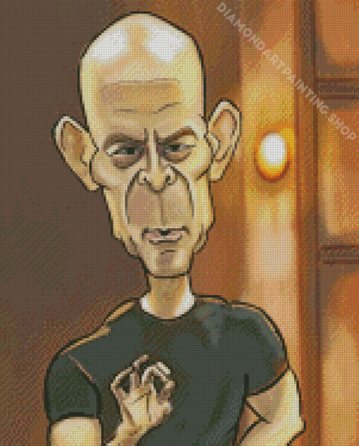 Jk Simmons Actor Caricature Diamond Painting