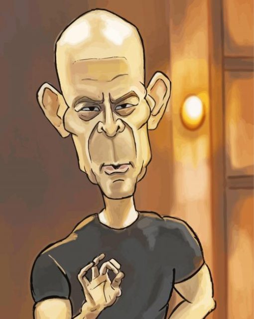 Jk Simmons Actor Caricature Diamond Painting