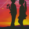 Little Couple Silhouette Diamond Painting