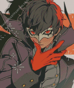 Ren Amamiya Joker Persona 5 Diamond Painting