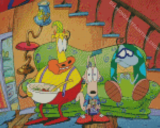 Rockos Modern Life Diamond Painting