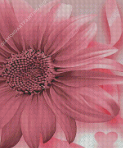 The Pink Sunflowers Diamond Painting