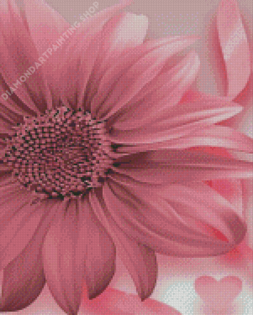 The Pink Sunflowers Diamond Painting