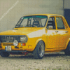 Yellow Classic Renault Diamond Painting