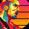 Zlatan Ibrahimovic Pop Art Diamond Painting