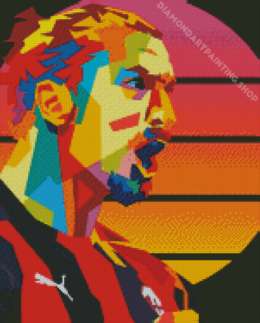 Zlatan Ibrahimovic Pop Art Diamond Painting