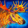 Aesthetic Moose Head Art Diamond Painting