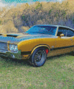 Aesthetic Oldsmobile 442 Illustration Diamond Painting