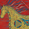 Aesthetic Tribal Horses Art Diamond Painting