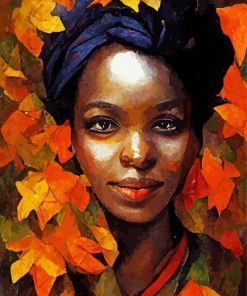 African Autumn Queen Diamond Painting