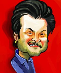 Anil Kapoor Caricature Diamond Painting