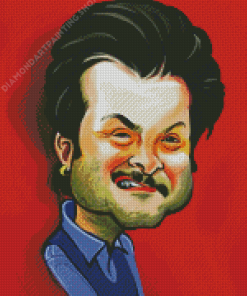 Anil Kapoor Caricature Diamond Painting